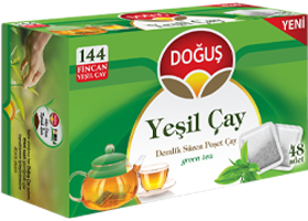 Yeşil Çay 48'li Demlik Süzen Poşet Çay