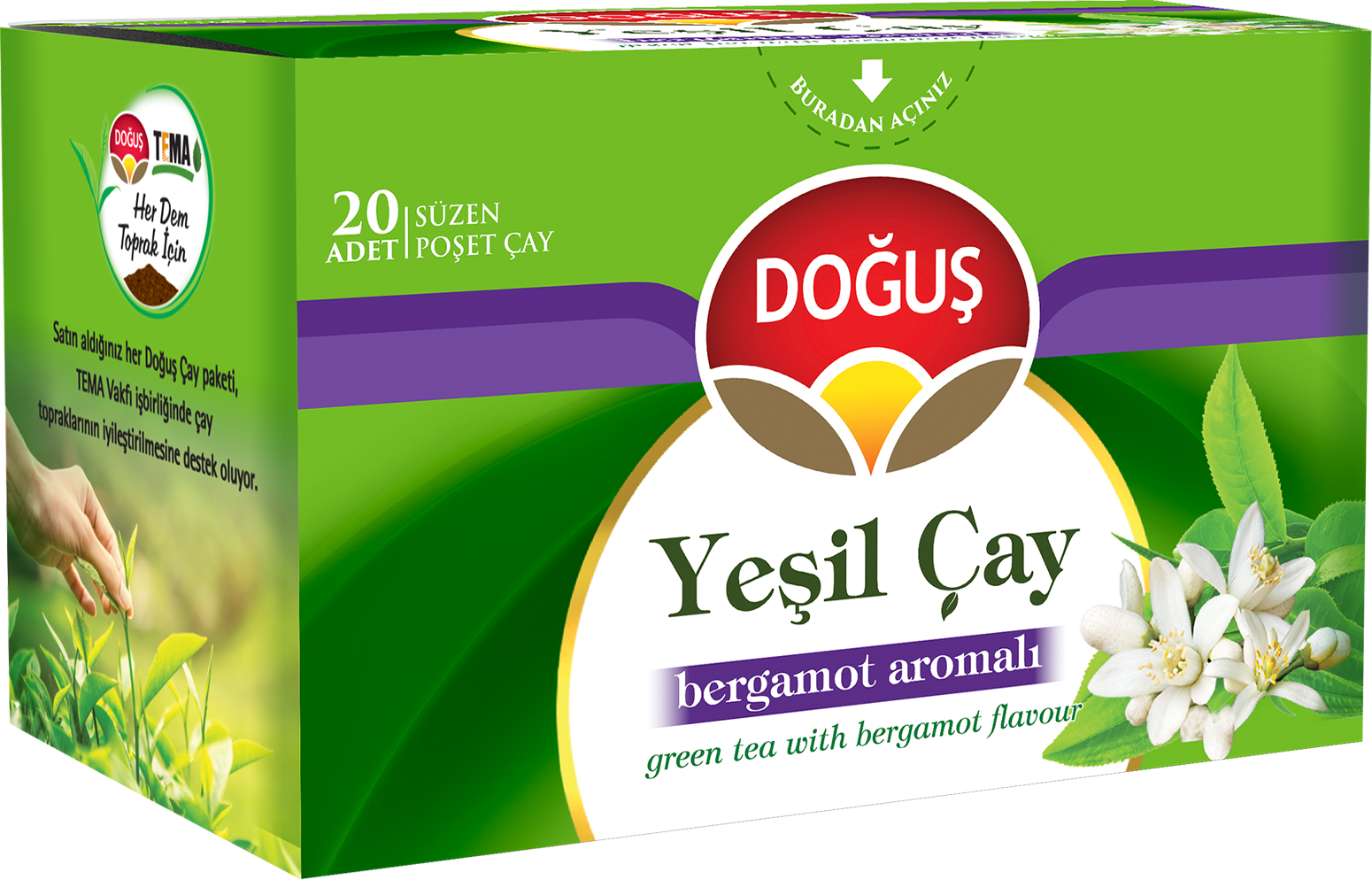 Yeşil Çay Bergamotlu