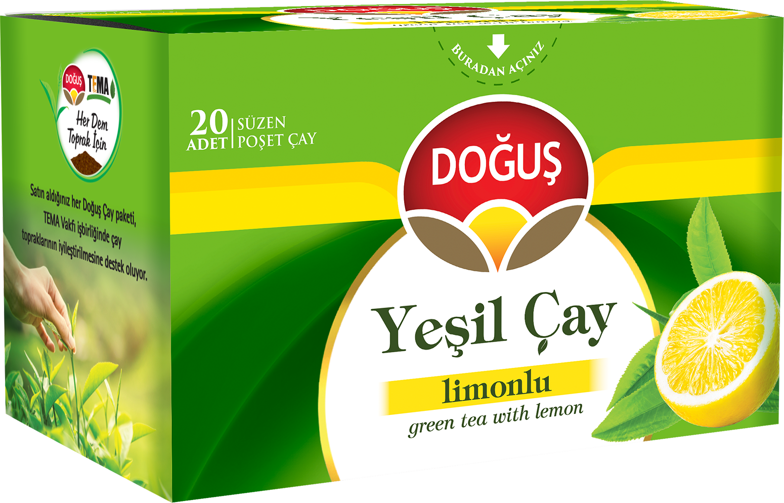 Yeşil Çay Limonlu