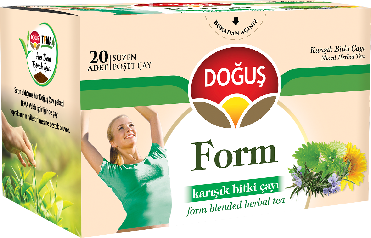 Form Karışık Bitki Çayı